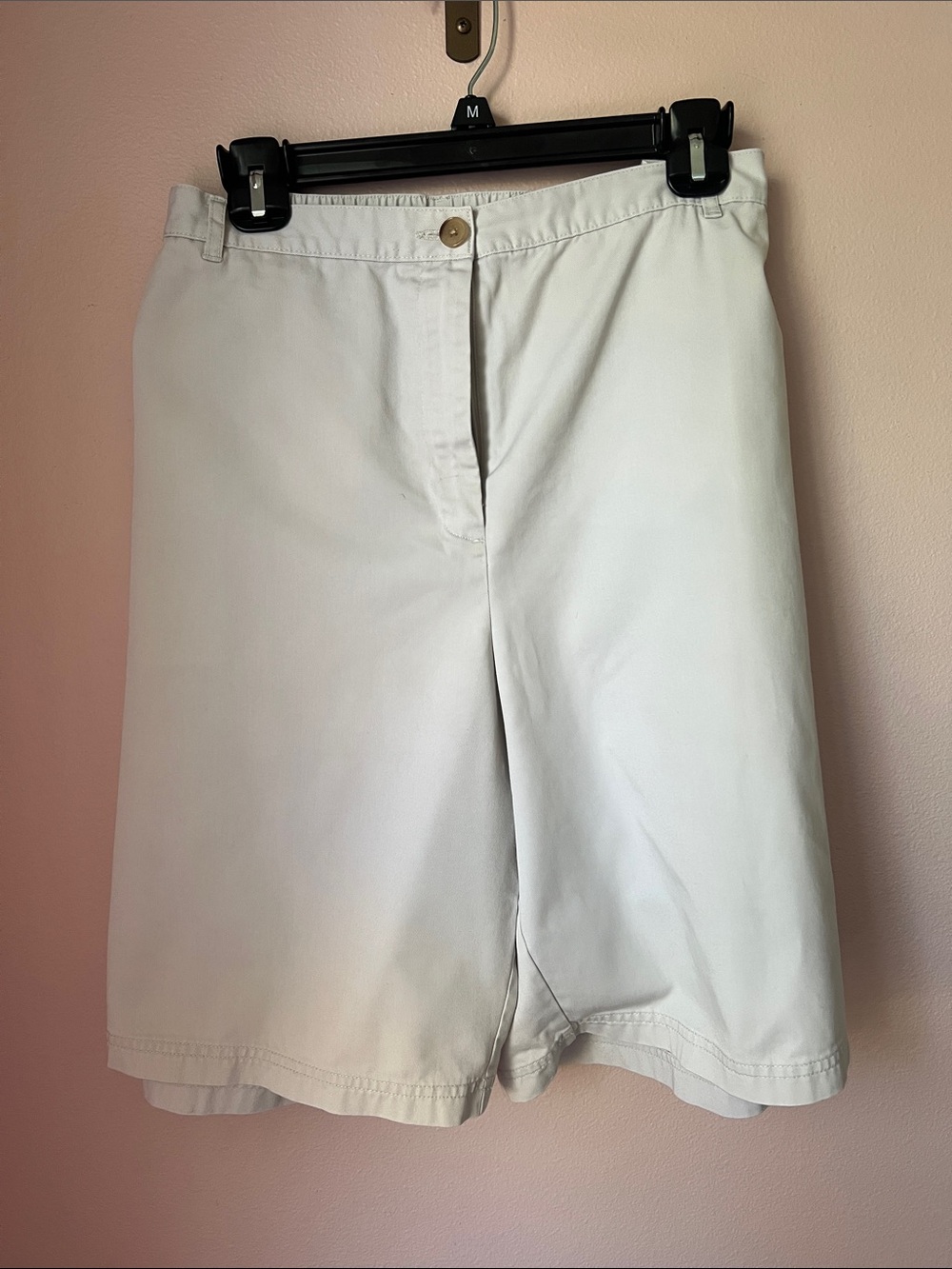 Lands' End Women's Light Beige Bermuda Shorts
